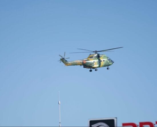 Helikopter EUFOR-a iznad Banje Luke. Gerila.info