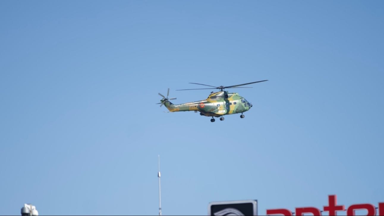 Helikopter EUFOR-a iznad Banje Luke. Gerila.info