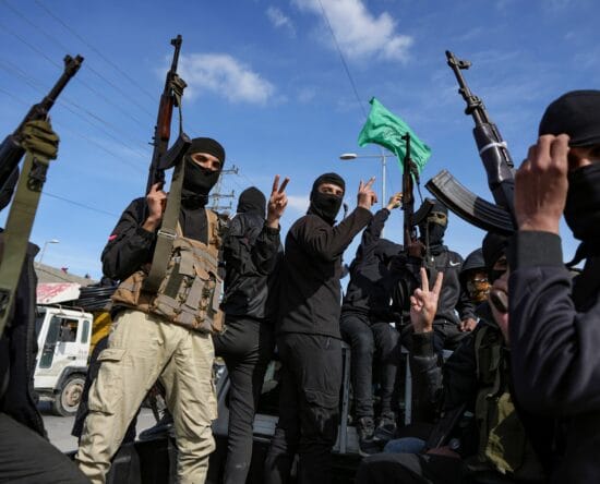 Hamas. AP Photo/Abdel Kareem Hana