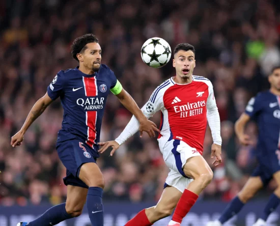 Arsenal FC v Paris Saint-Germain - UEFA Champions League 2024/25 League Phase MD2 | Julian Finney/GettyImages