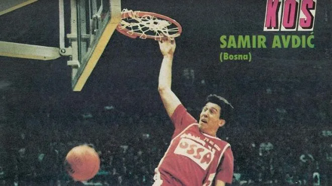 Samir Avdić kao košarkaš. Facebook