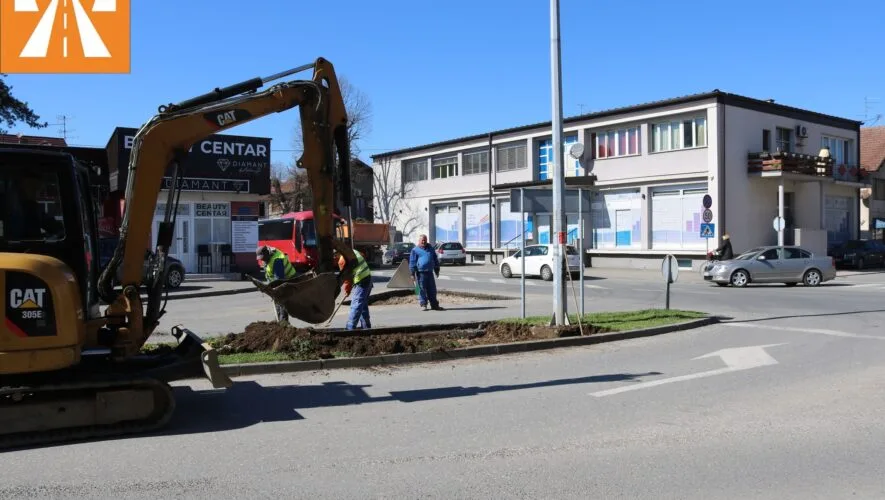 Izgradnja kružne raskrsnice "Merkur", Foto: JP Putevi Brčko