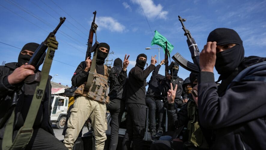 Hamas. AP Photo/Abdel Kareem Hana